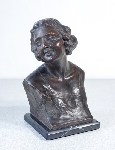 Scultura busto giovane - scultura,