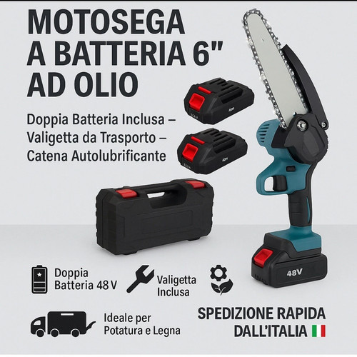 Motosega batteria 48v mini - 6'',