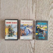 Lotto Cassette Commodore 64 - Army Days, Time Traveller, Batman