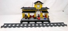 LEGO City 7997 Stazione Ferroviaria 2007 Set Costruito con Istruzioni e Minifigure