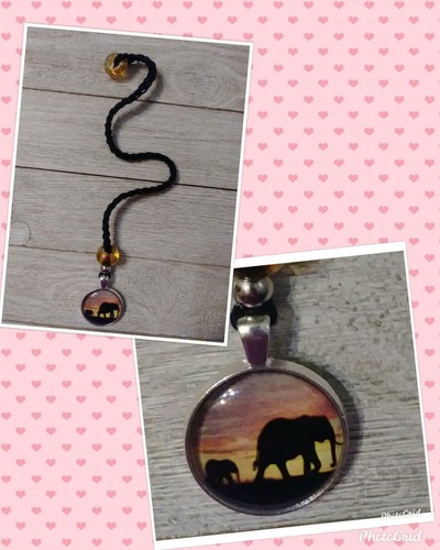 Handmade crochet elephants - handmade,