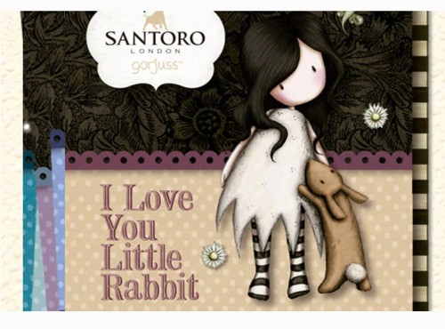 Love you rabbit santoro - love,