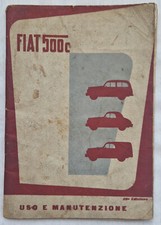 Fiat 500 C, libretto uso e