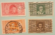 4 Francobolli Timbrati Italia