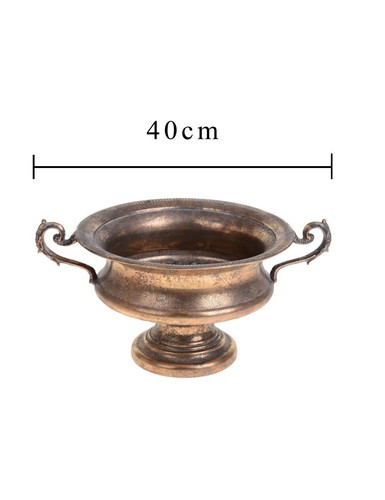 Centrotavola champagne metal - centrotavola,