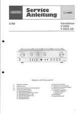 Grundig Service Manual per V