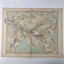 Mappa Asia completa Stieler