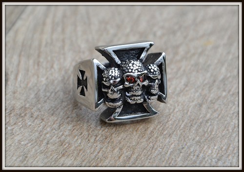 Anello sigillo croce - di, malta