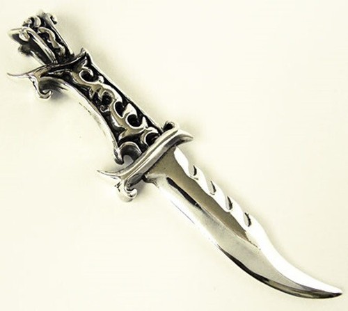Ciondolo coltello tatuaggio - ciondolo,