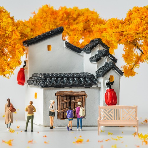 Panca con braccioli mini house - con,