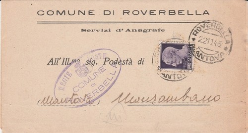 Roverbella lettera anagrafe - roverbella,