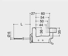 FERMA IMPOSTA FERMA PERSIANE FINESTRE TIPO GRILLO AUTOMATICO  BLOCCA INFISSI 