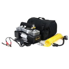 Durite 0-674-00Heavy Duty 12v Compressore Aria Portatile Doppio Pistone Gonfiatore Pneumatici