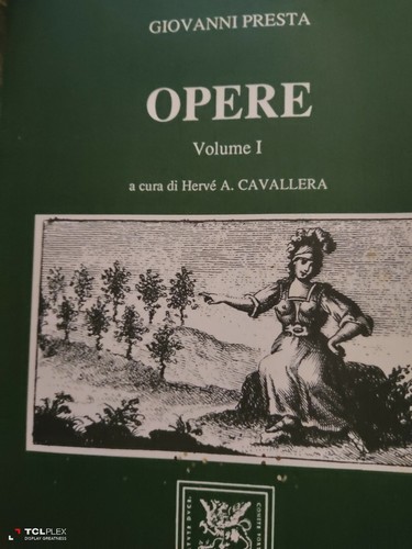 Giovanni presta opere vol - opere,