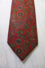 VALENTINO 100% SETA SILK TIE CRAVATTA NECKTIE MADE IN ITALY VINTAGE CLASSIC