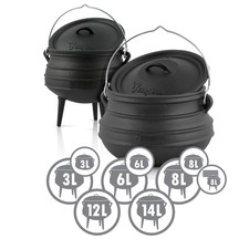 BBQ-Toro Potjie Bollitore in Ghisa Arrostitore, Pentola Africana come Dutch Oven