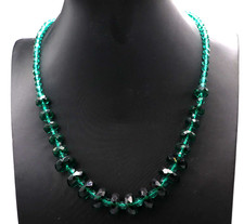 Collana bigiotteria vintage italiana anni '50 collier di lucite a scalare