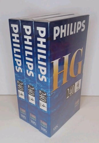 Videocassetta vhs philips - 3x,