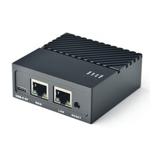 NanoPi R4S | RK3399 | 4 GB RAM | Custodia in metallo | Gigabit LAN | Pronto per OpenWRT
