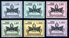 VATICANO - 1968  SEGNATASSE SERIE NUOVA ** MNH