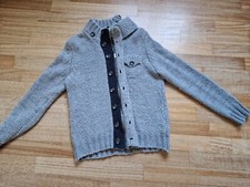 Maglione cardigan con Bottoni e Zip BENETTON Colore Grigio