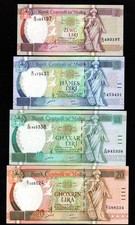 MALTA - 1994 set completo di 4 banconote firmate A.P. Galdes Bellissimo set!!