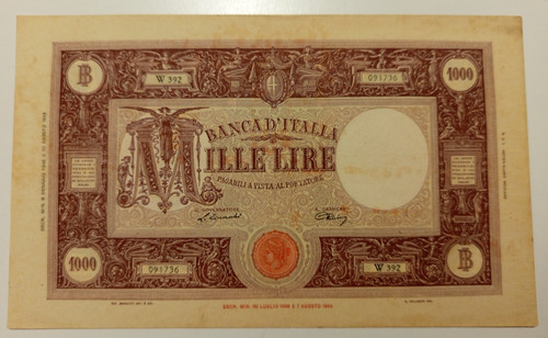1000 lire 1946 - lire, spl