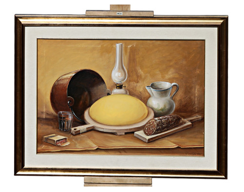 Dipinto olio firmato dino - ad,