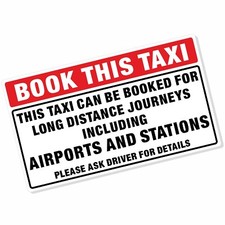 Prenota Questo Taxi Adesivi