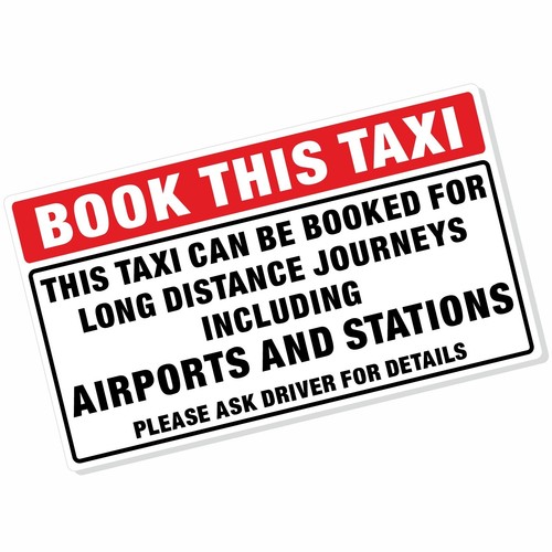 Prenota questo taxi adesivi - prenota,