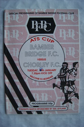 Programma 1993 bamber bridge - programma,