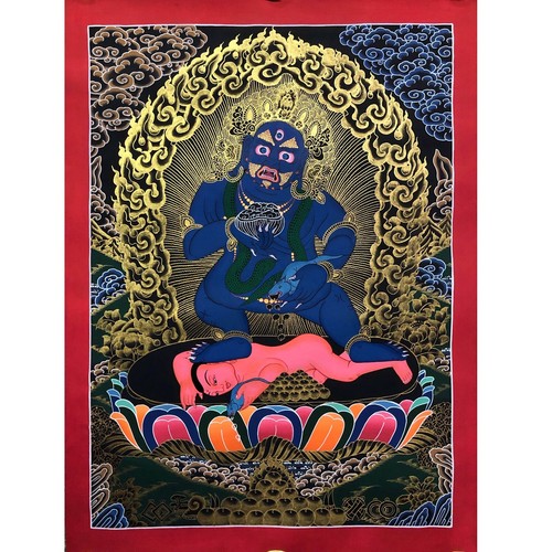 Zambala thangka nero jambala - zambala, nero,