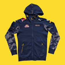 Red Bull Racing Formula 1 Team Puma Zip Up Hoodie 2016 Size S Blue