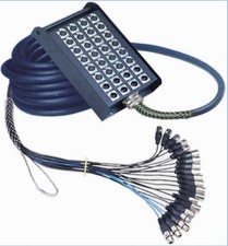 QUIK LOK Stage Box 32 IN 8 OUT XLR con Multicavo 30 m