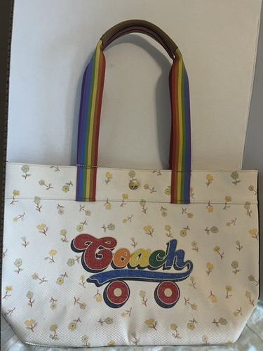 Coach pride rainbow tote bag - coach,