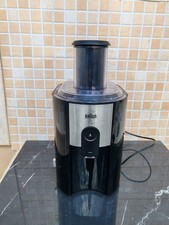 Braun Multiquick 5 Juicer J500 Black Chrome Vitamins Fruits Vegetables Spin Fast
