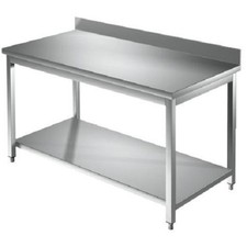 Tavolo 100x70x85 acciaio inox
