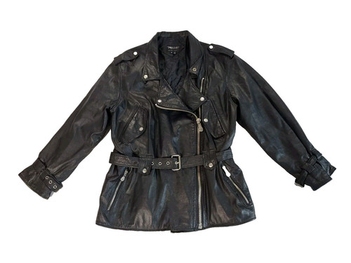 Giacca cappotto pelle - , nero
