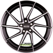 4x Dotz Spa nero lucido 7,5x17