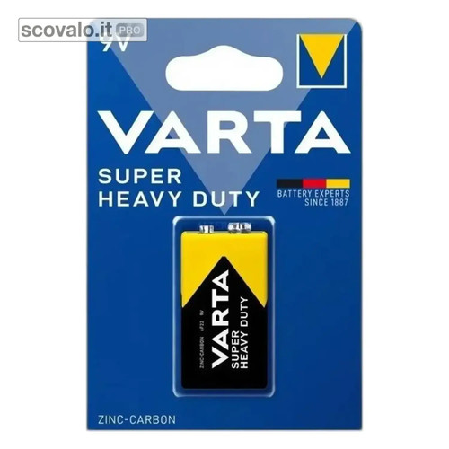 Batteria varta zinco - 9v,