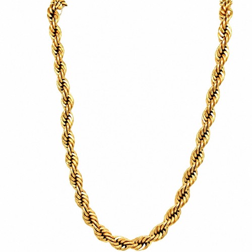 Collana catena corda riempita - collana,