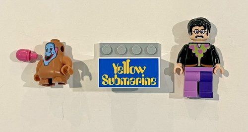 Lego beatles minifigure giallo - beatles,