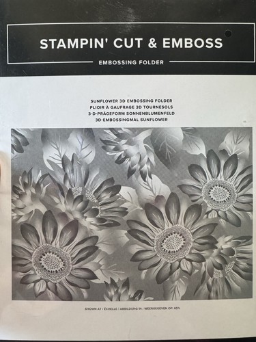 Stampin sunflower cartella - up,