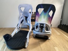 Attacco snowboard Burton STEP-ON • ReFlex • uomo taglia M • white cloud burst