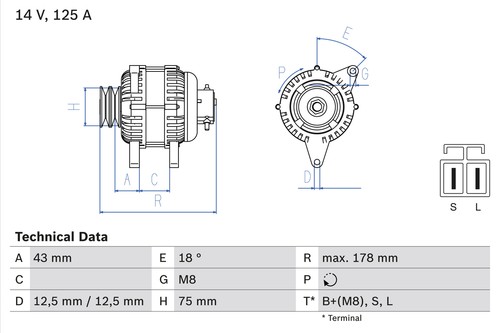 Bosch 986 045 611 - 0,