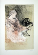 Giuseppe AJMONE, Litografia