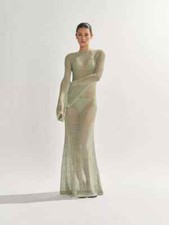 Vestito Abito Elegante Lungo