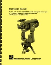 Meade LX200GPS LX200 GPS Telescope OWNER'S INSTRUCTION MANUAL