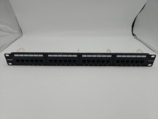 Intellinet Cat6 Patch Panel, 24-Port, UTP, 1U, Black 24 PORTE PANNELLO ARMADIO