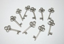 20pz charms ciondoli  chiave colore argento tibet 21x8mm,lead,nickel free